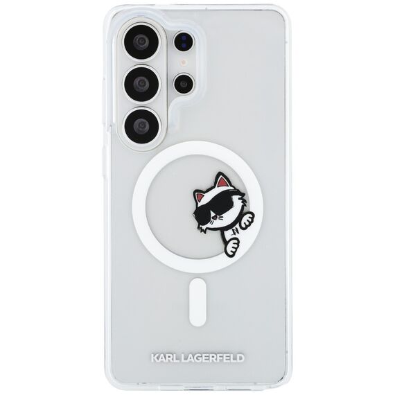 Karl Lagerfeld IML Peekaboo Choupette MagSafe case for Samsung Galaxy S26 Ultra - transparent
