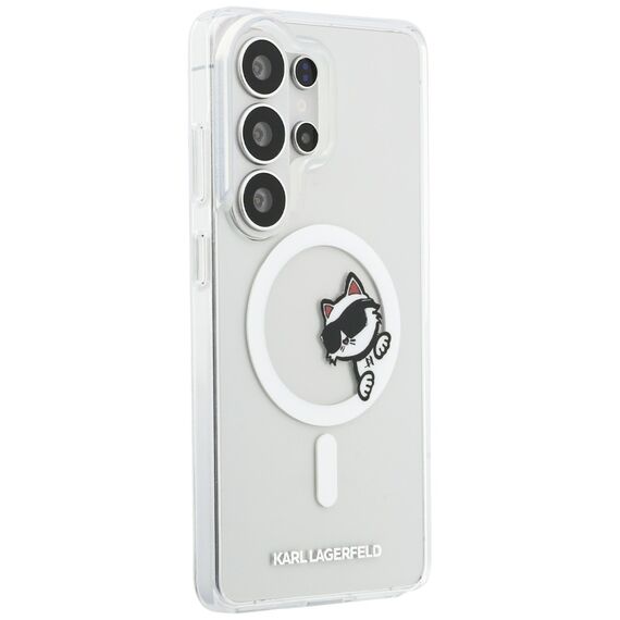 Karl Lagerfeld IML Peekaboo Choupette MagSafe case for Samsung Galaxy S26 Ultra - transparent