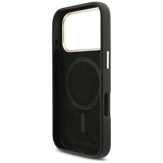Karl Lagerfeld Karl Head Logo MagSafe Case for iPhone 17 Pro - Black