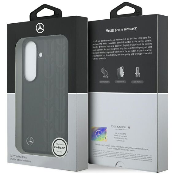 Mercedes Laurel Leaves MagSafe Case for Samsung Galaxy S26 - Black