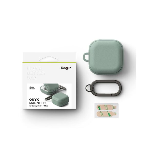 Ringke Onyx Magnetic Case for Samsung Galaxy Buds 4 / 4 Pro - Green