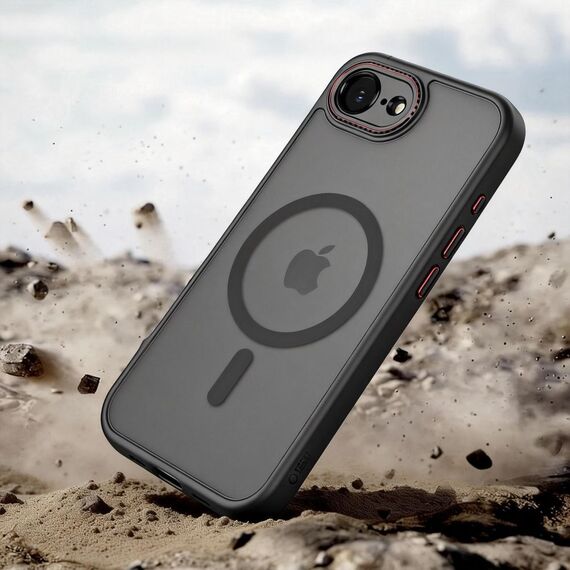 Tech-Protect MagCam Case for iPhone 16E / 17E - Semi-Transparent