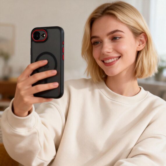 Tech-Protect MagCam Case for iPhone 16E / 17E - Semi-Transparent