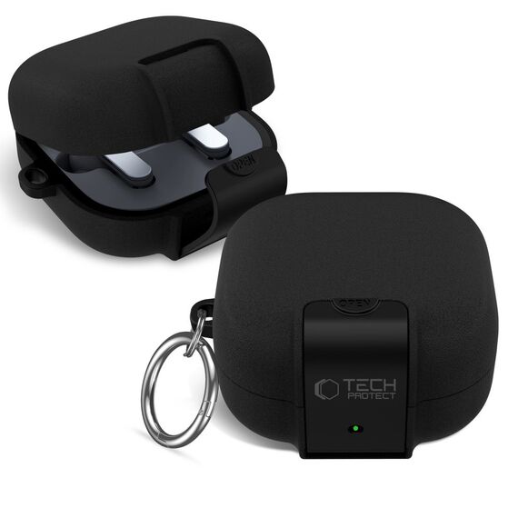Tech-Protect Slim Hook Case for Samsung Galaxy Buds 4 / 4 Pro - Black