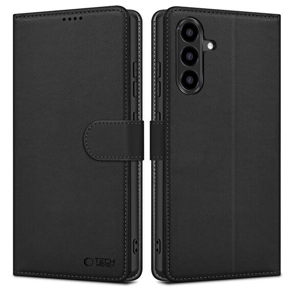 Tech-Protect Wallet Case for Samsung Galaxy A36 / A56 / A37 5G - Black