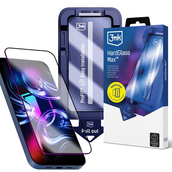 3mk HardGlass Max tempered glass for iPhone 15 Pro Max