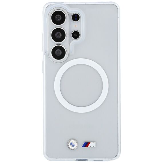 BMW IML Shockproof Metal Logo MagSafe Case for Samsung Galaxy S26 Ultra - Transparent