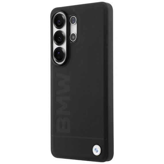 BMW Leather Hot Stamp MagSafe Case for Samsung Galaxy S26 Ultra - Black
