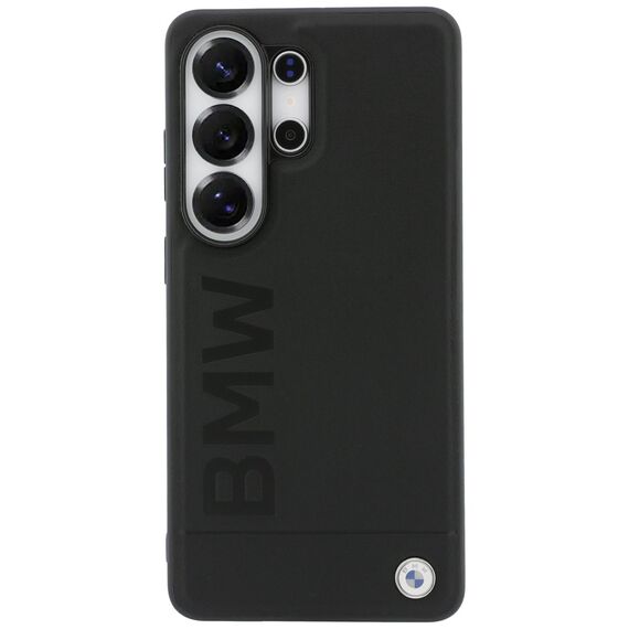 BMW Leather Hot Stamp MagSafe Case for Samsung Galaxy S26 Ultra - Black