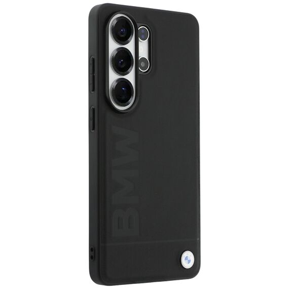 BMW Leather Hot Stamp MagSafe Case for Samsung Galaxy S26 Ultra - Black
