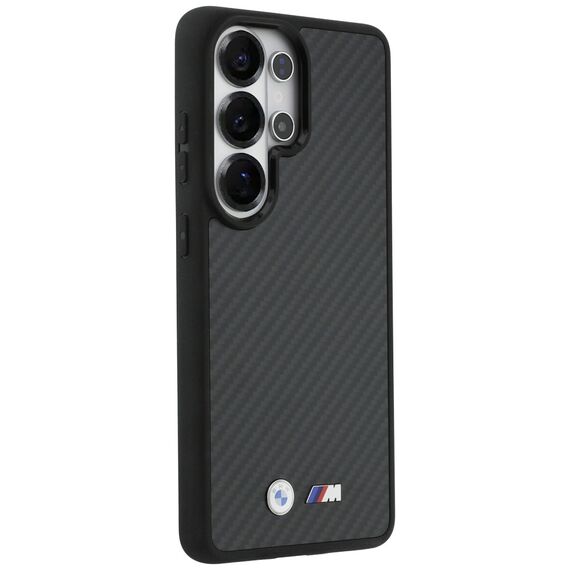 BMW M Kevlar Logo MagSafe Case for Samsung Galaxy S26 Ultra - Black