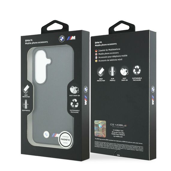 BMW M Metal Logo MagSafe Case for Samsung Galaxy S26+ - Black