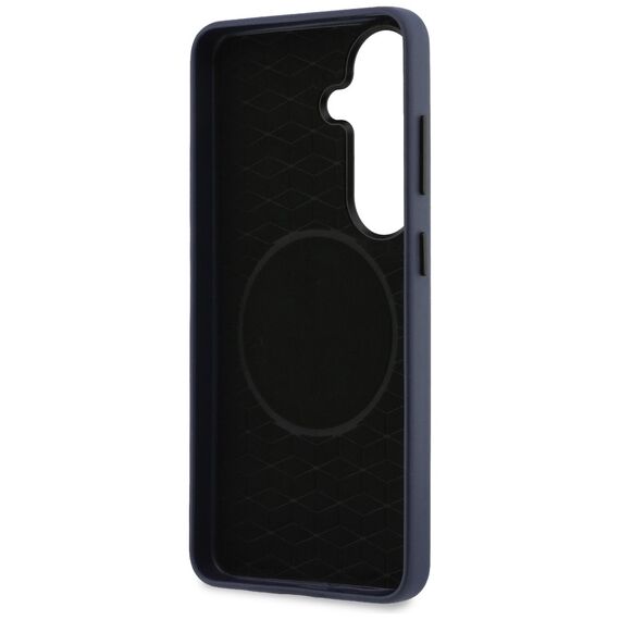 BMW M Metal Logo MagSafe Case for Samsung Galaxy S26 - Navy Blue
