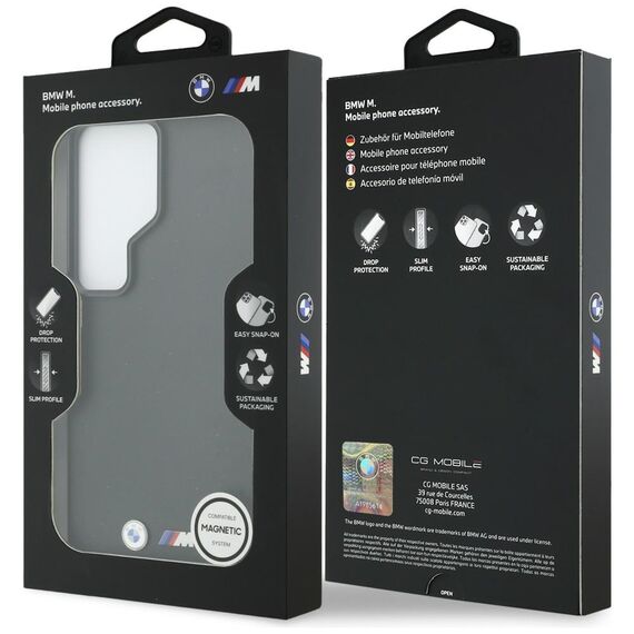 BMW M Metal Logo MagSafe Case for Samsung Galaxy S26 Ultra - Black