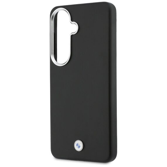 BMW Sign Metal Logo MagSafe Case for Samsung Galaxy S26+ - Black