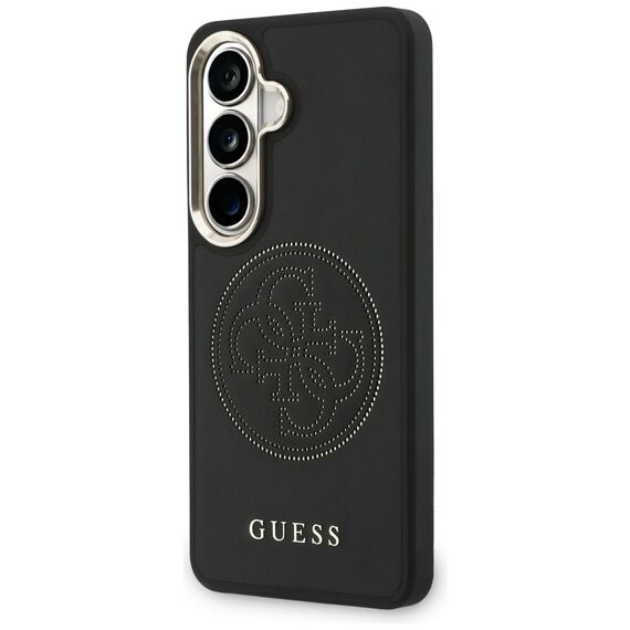 Etui Guess Perforated Logo MagSafe na Samsung Galaxy S26 - czarne