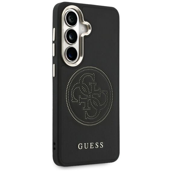 Etui Guess Perforated Logo MagSafe na Samsung Galaxy S26 - czarne