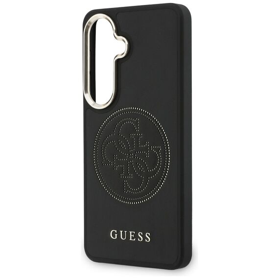 Etui Guess Perforated Logo MagSafe na Samsung Galaxy S26 - czarne