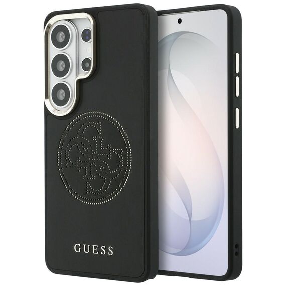 Etui Guess Perforated Logo MagSafe na Samsung Galaxy S26 Ultra - czarne