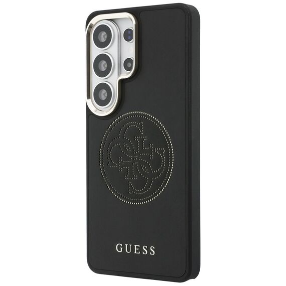 Etui Guess Perforated Logo MagSafe na Samsung Galaxy S26 Ultra - czarne