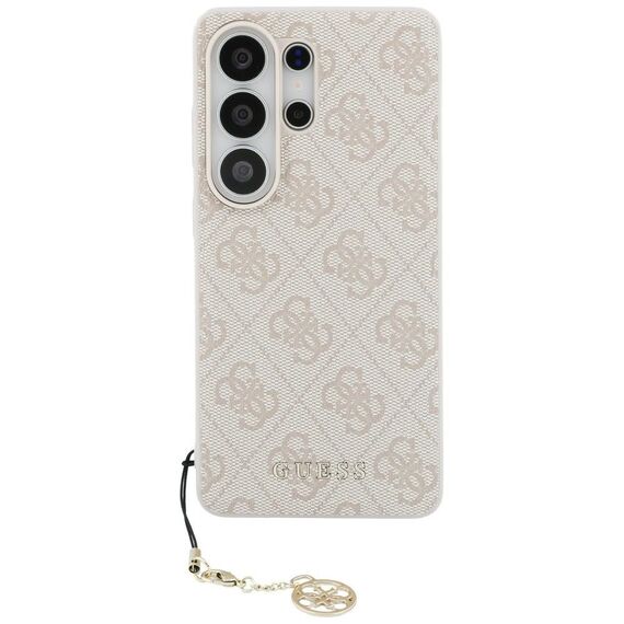 Guess 4G Classic Logo Charm MagSafe Case for Samsung Galaxy S26 Ultra - Pink