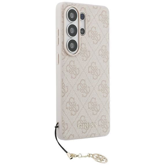Guess 4G Classic Logo Charm MagSafe Case for Samsung Galaxy S26 Ultra - Pink