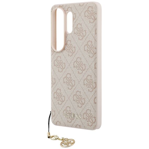 Guess 4G Classic Logo Charm MagSafe Case for Samsung Galaxy S26 Ultra - Pink