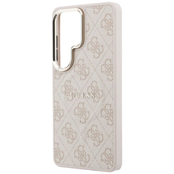Guess 4G Embossed Ring MagSafe Case for Samsung Galaxy S26 Ultra - Pink