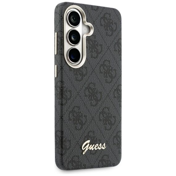 Guess 4G Script MagSafe Case for Samsung Galaxy S26 - Black