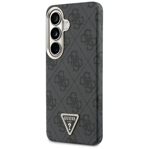 Guess 4G Triangle Logo MagSafe Case for Samsung Galaxy S26 - Black
