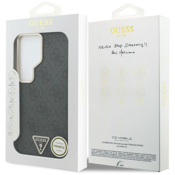 Guess 4G Triangle Logo MagSafe case for Samsung Galaxy S26 Ultra - black