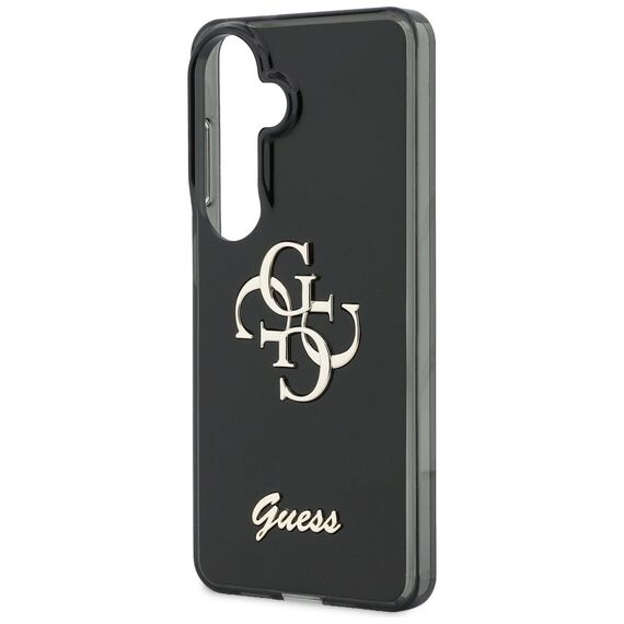 Guess IML Big Metal 4G Script case for Samsung Galaxy S26 - black