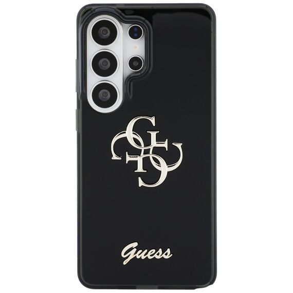 Guess IML Big Metal 4G Script case for Samsung Galaxy S26 Ultra - black
