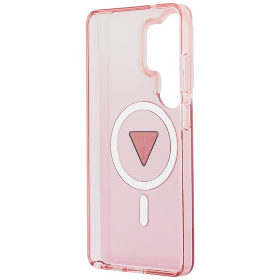 Guess IML Gradient Triangle MagSafe Case for Samsung Galaxy S26 Ultra - Pink