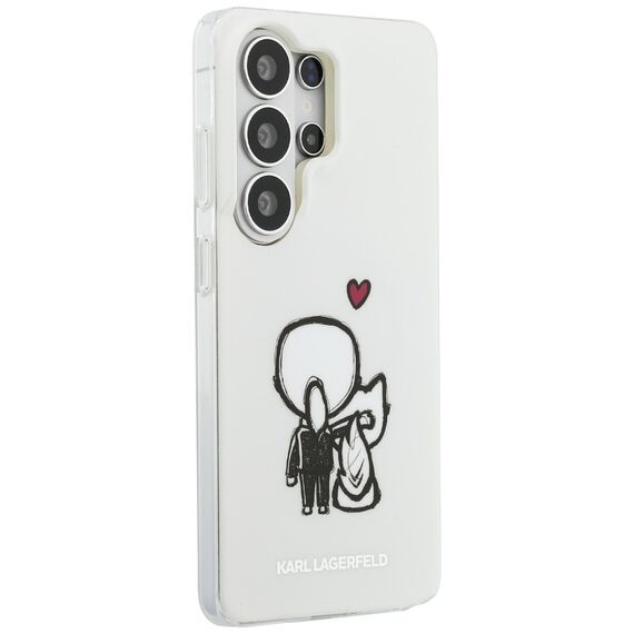 Karl Lagerfeld IML Karl&amp;Choupette MagSafe Case for Samsung Galaxy S26 Ultra - Transparent