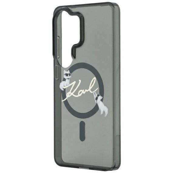 Karl Lagerfeld IML KC Script MagSafe Case for Samsung Galaxy S26 Ultra - Black