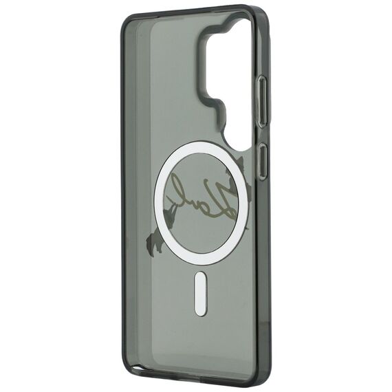 Karl Lagerfeld IML KC Script MagSafe Case for Samsung Galaxy S26 Ultra - Black