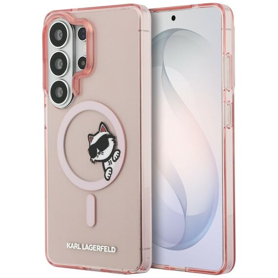 Karl Lagerfeld IML Peekaboo Choupette MagSafe Case for Samsung Galaxy S26 Ultra - Pink