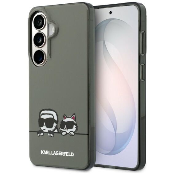 Karl Lagerfeld IML Peekaboo Karl&amp;Choupette MagSafe Case for Samsung Galaxy S26 - Black