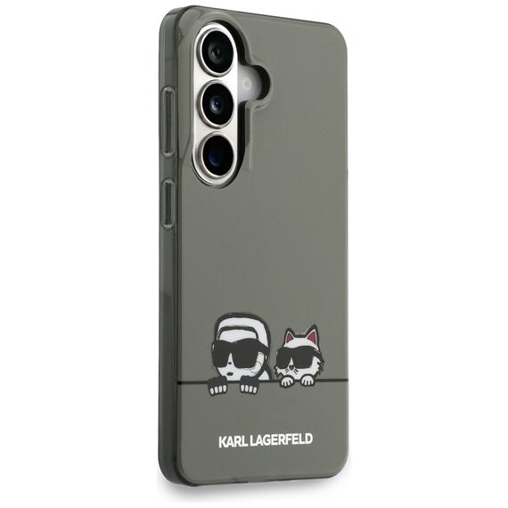 Karl Lagerfeld IML Peekaboo Karl&amp;Choupette MagSafe Case for Samsung Galaxy S26 - Black