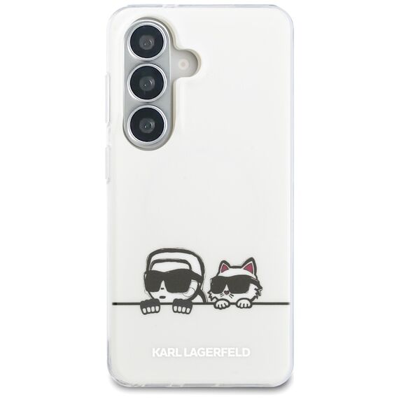 Karl Lagerfeld IML Peekaboo Karl&amp;Choupette MagSafe Case for Samsung Galaxy S26 Plus - Transparent