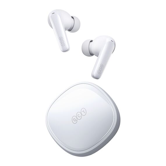 QCY T13X In-Ear Headphones with ENC IPX5 Bluetooth 5.3 - White | Techbox