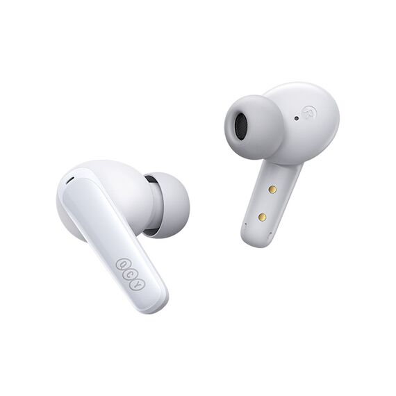 QCY T13X In-Ear Headphones with ENC IPX5 Bluetooth 5.3 - White | Techbox