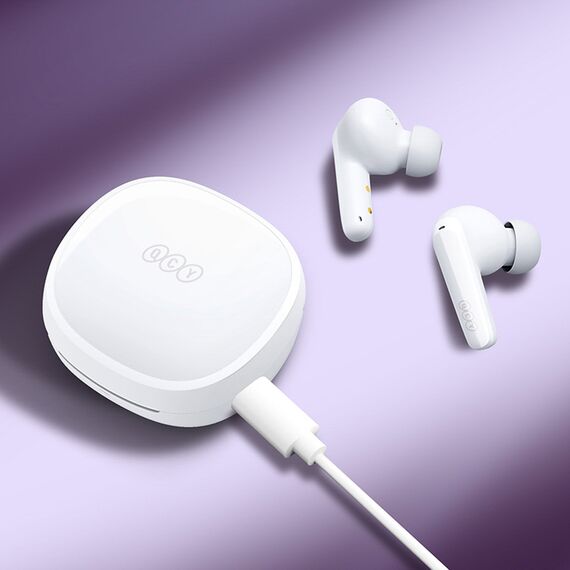 QCY T13X In-Ear Headphones with ENC IPX5 Bluetooth 5.3 - White | Techbox