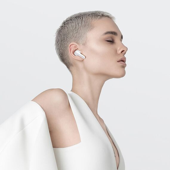 QCY T13X In-Ear Headphones with ENC IPX5 Bluetooth 5.3 - White | Techbox