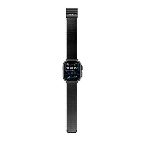 AMAZINGTHING Titan Premium Metal Band Titanium Black 49,46,45mm 44/42mm 41mm / 40mm / 38mm