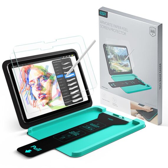 ESR Paper Feel Tempered Glass for iPad Air 10.9” (2020/2022) / 11” (2024/2025/2026)