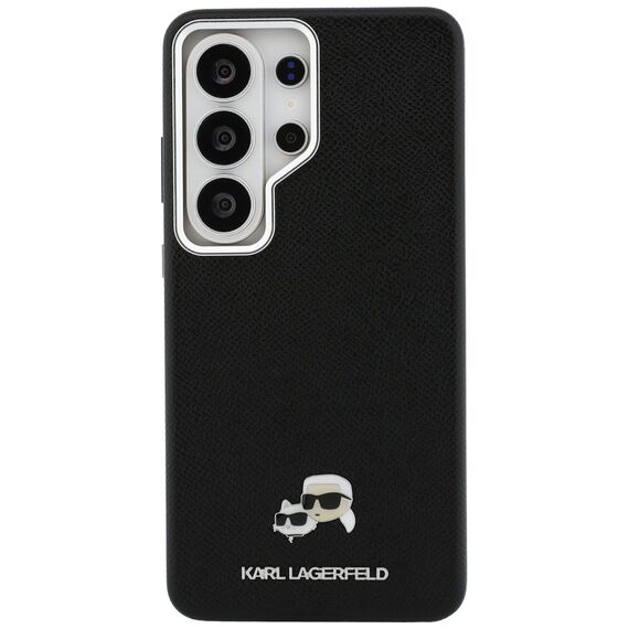 Etui Karl Lagerfeld Saffiano KC Metal    Logo MagSafe do Samsung Galaxy S26 Ultra czarny