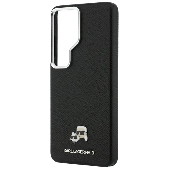 Etui Karl Lagerfeld Saffiano KC Metal    Logo MagSafe do Samsung Galaxy S26 Ultra czarny