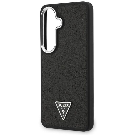Guess Fixed Glitter Triangle MagSafe case for Samsung Galaxy S26+ - black